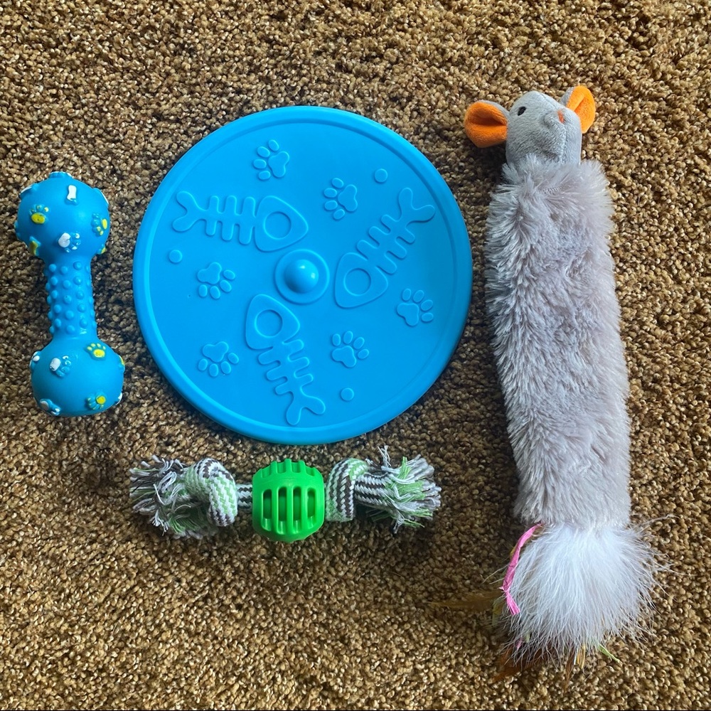 4 Dog Toys